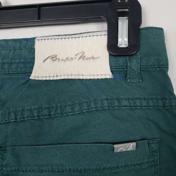 Brebis Noir Women's 27 Green Cuffed Pants Patterned Made in Italy - Picture 9 of 9